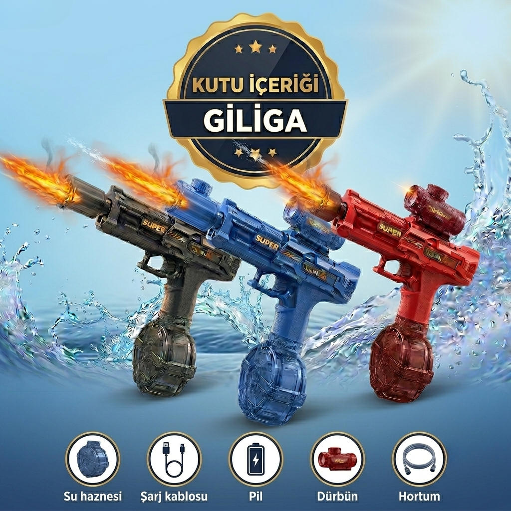 giligashop™elektrikli su tabancası